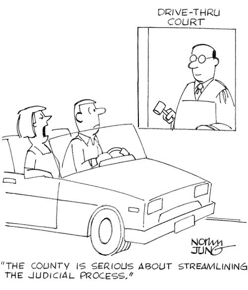'The county is serious about streamlining the judicial process.'