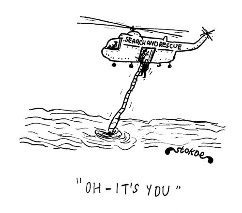 'Oh - It's you.'