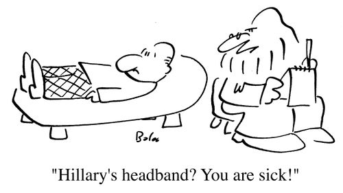 Hillary's headband? You are sick!