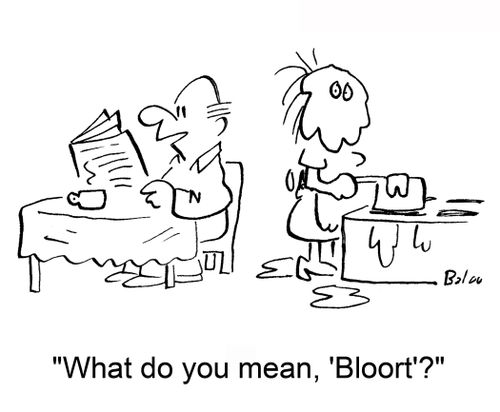 'What do you mean, 'Bloort'?'