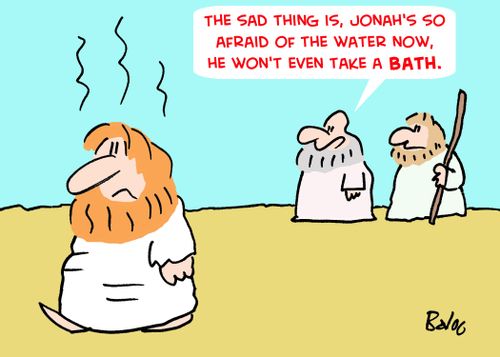 'The sad thing is, Jonah's so afraid of the water now, he won't even take a bath.'