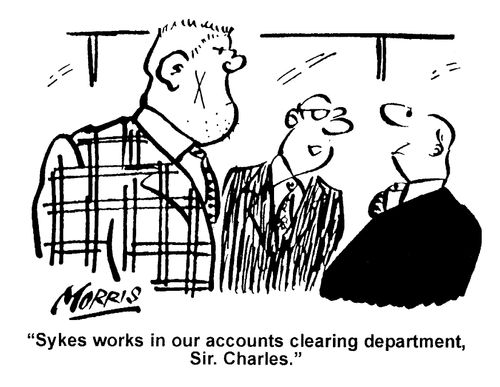 Sykes works in our accounts clearing department...