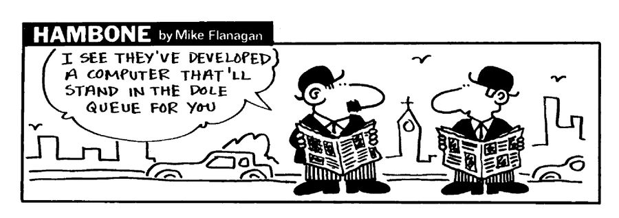 STRIP Hambone: Standing in the dole computer