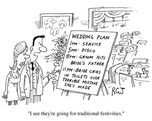 I see they're going for the traditional festivities.