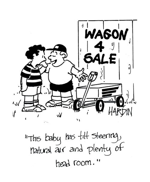 'This baby has tilt steering, natural air and plenty of head room.'