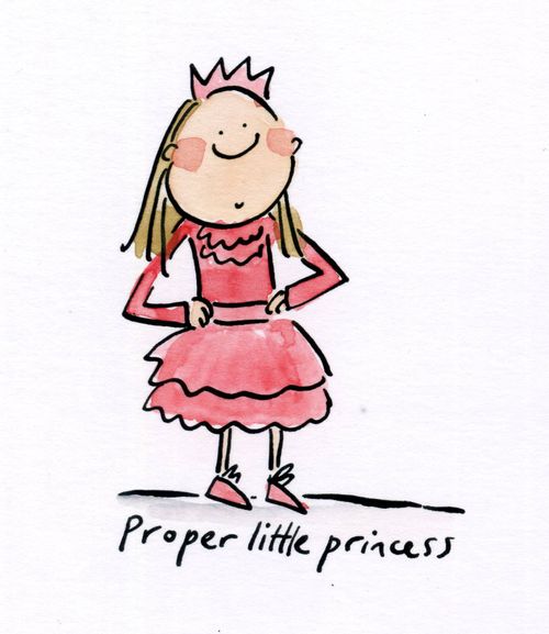Proper little princess.