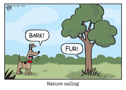 Nature calling.
