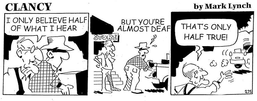 Clancy: Half Truths