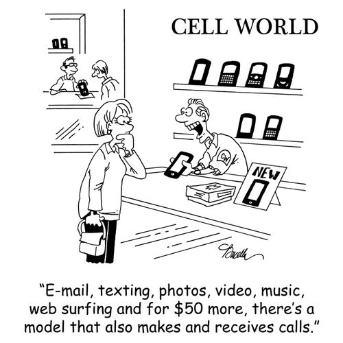 'E-mail, texting, photos, video, music, web surfing and for $50 more, there's a model that also makes and receives calls.'