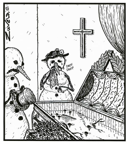 Snowman's Funeral.