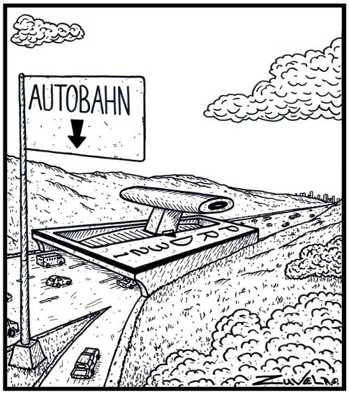  An Autobahn with an automatic transmission control