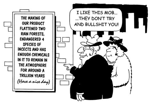 "I like this mob...they don't try to bullshit you!"