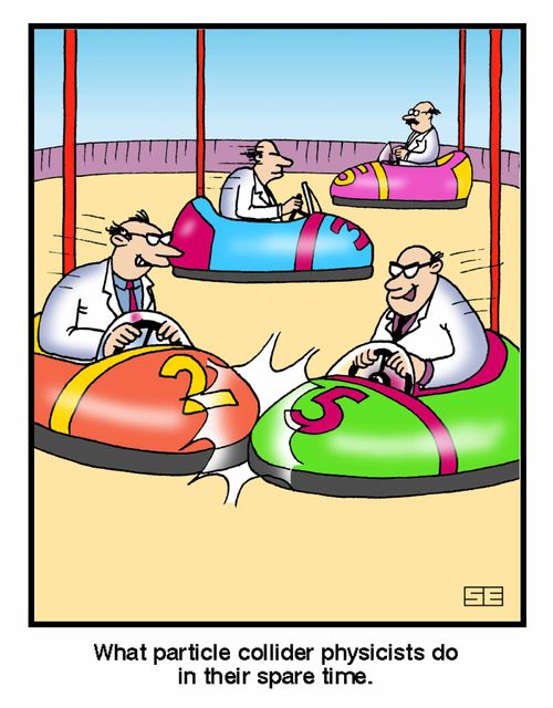 "What particle collider physicists do in their spare time"