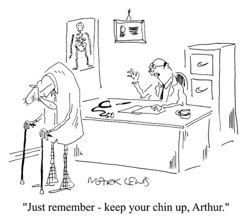 "Just remember keep your chin up Arthur"