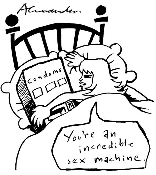'You're an incredible sex machine.'