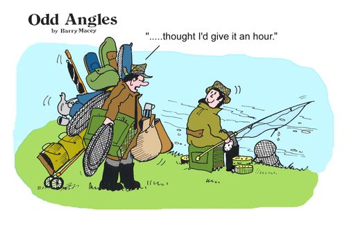 Odd Angles, a monthly strip on coarse angling