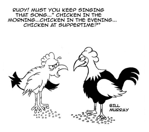 Rudy, Must you keep singing that song...' children in the morning...children in the evening...children at suppertime?