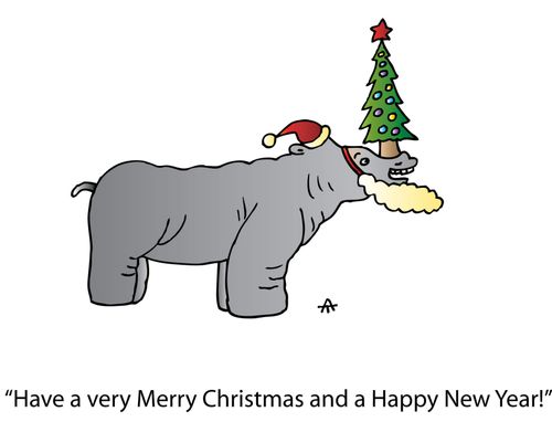 'Have a very Merry Christmas and a Happy New Year!'