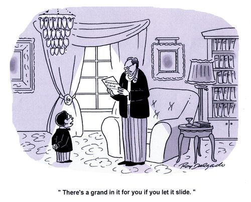 'There's a grand in it for you if you let it slide.'