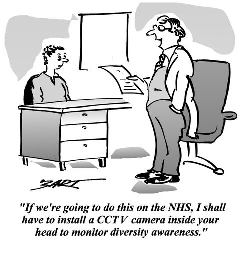'If we're going to do this on the NHS, I shall have to install a CCTV camera inside your head...'