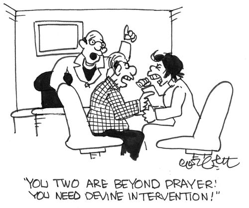 Couple beyond prayer - need divine intervention.