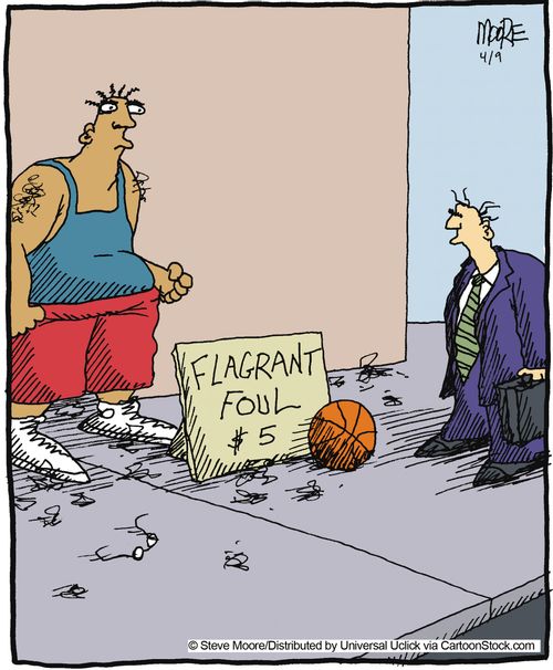 Flagrant foul - $5