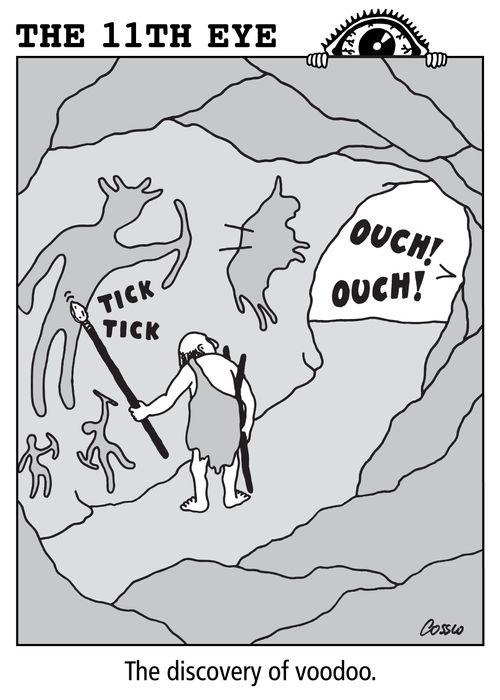 The discovery of voodoo.
