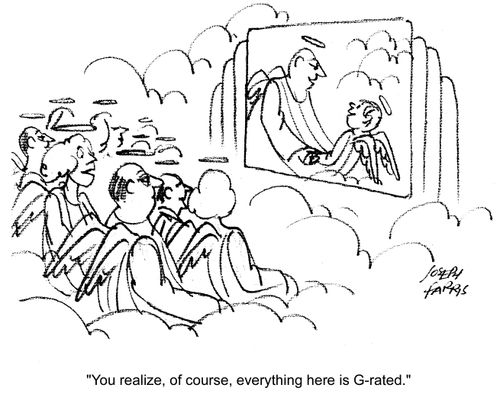 'You realize of course everything here is G-rated.'