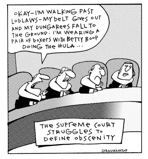 The Supreme Court struggles to define obscenity