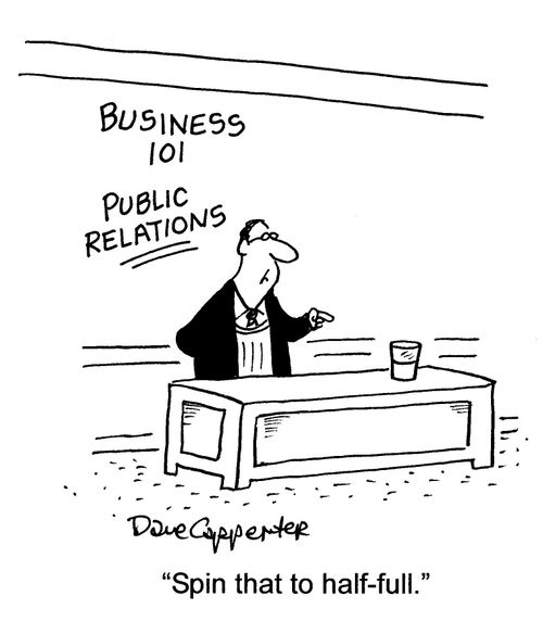 'Spin that to half-full.'