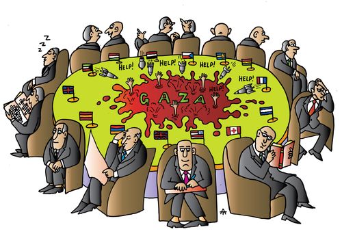 Gaza begs for help from the rest of the world.