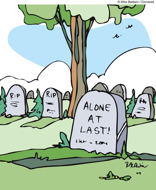 Alone at last!