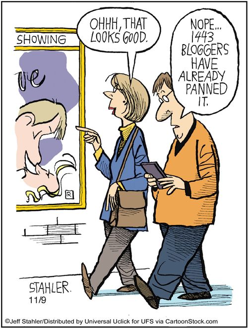 'Nope...1443 bloggers have already panned it.'