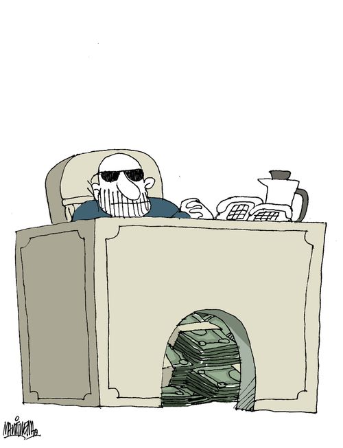 The cave of the corrupt.