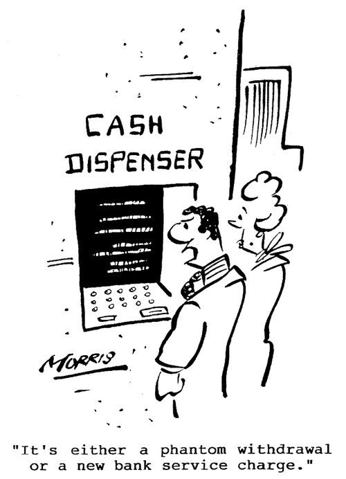 It's either a phantom withdrawal or a new bank service charge.