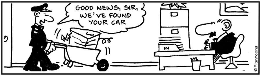 Good news - we've found your car.