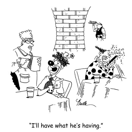 'I'll have what he's having.'