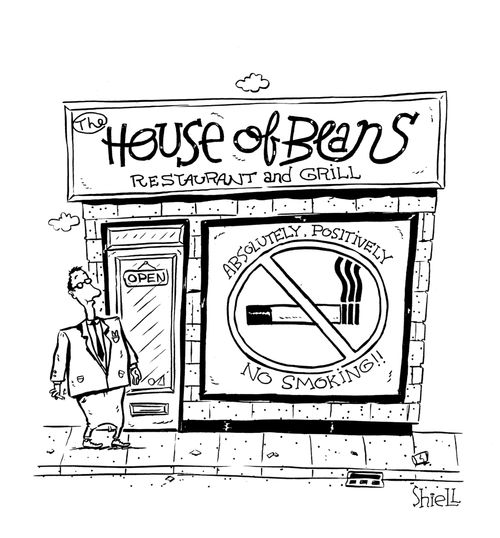 House of Beans - No Smoking.