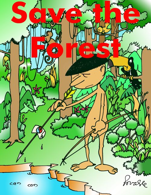 Save the forest.