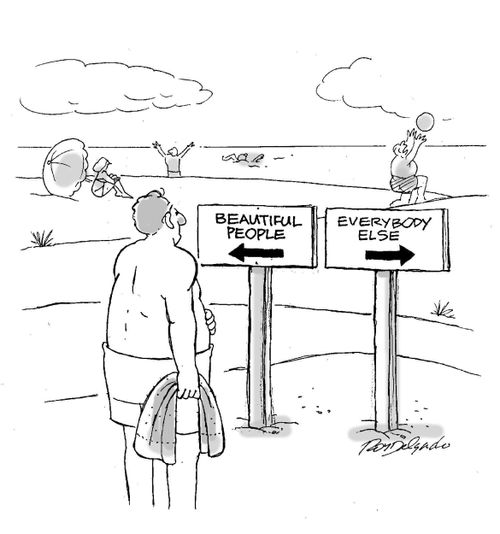 Nudist Beach: Beautiful PeopleEveryone else.