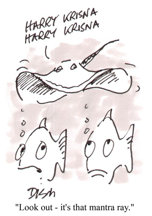 "harry krishna" "Look out - it's that mantra ray."