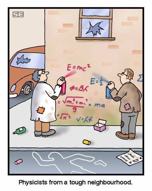 'Physicists from a tough neighbourhood'