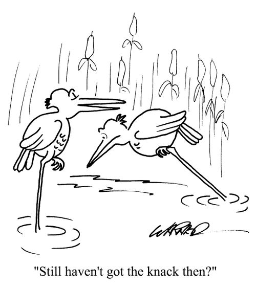"Still haven't got the knack then?"