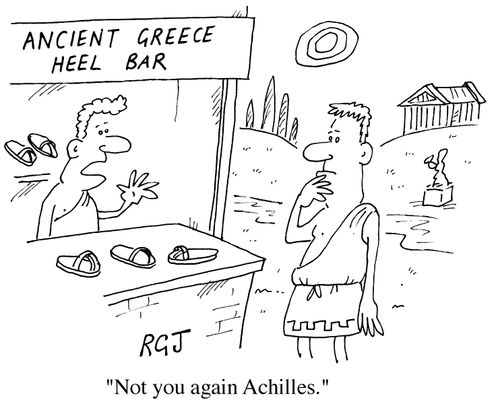 "Not you again Achilles."