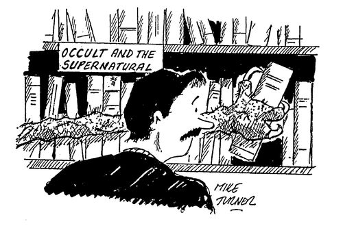 Bookshop - Occult and the supernatural.
