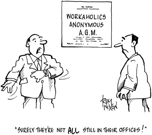 'Surely they're not ALL still in their offices!'