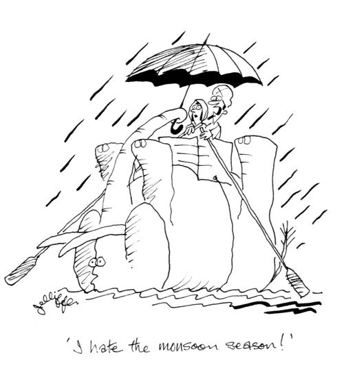 'I hate the monsoon season!'