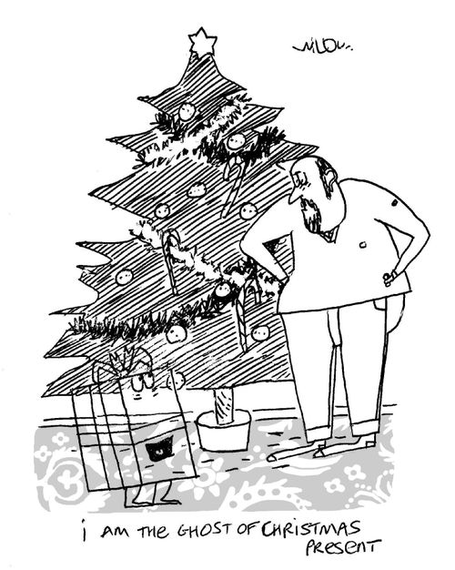 'I am the ghost of Christmas present.'