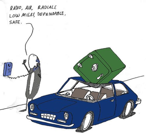 "Radio, air, radials, low miles, dependable, safe."