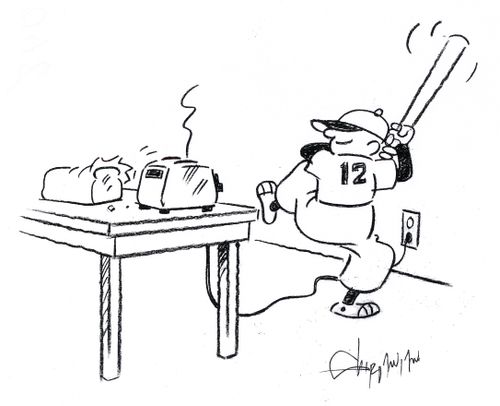 Toast baseball.